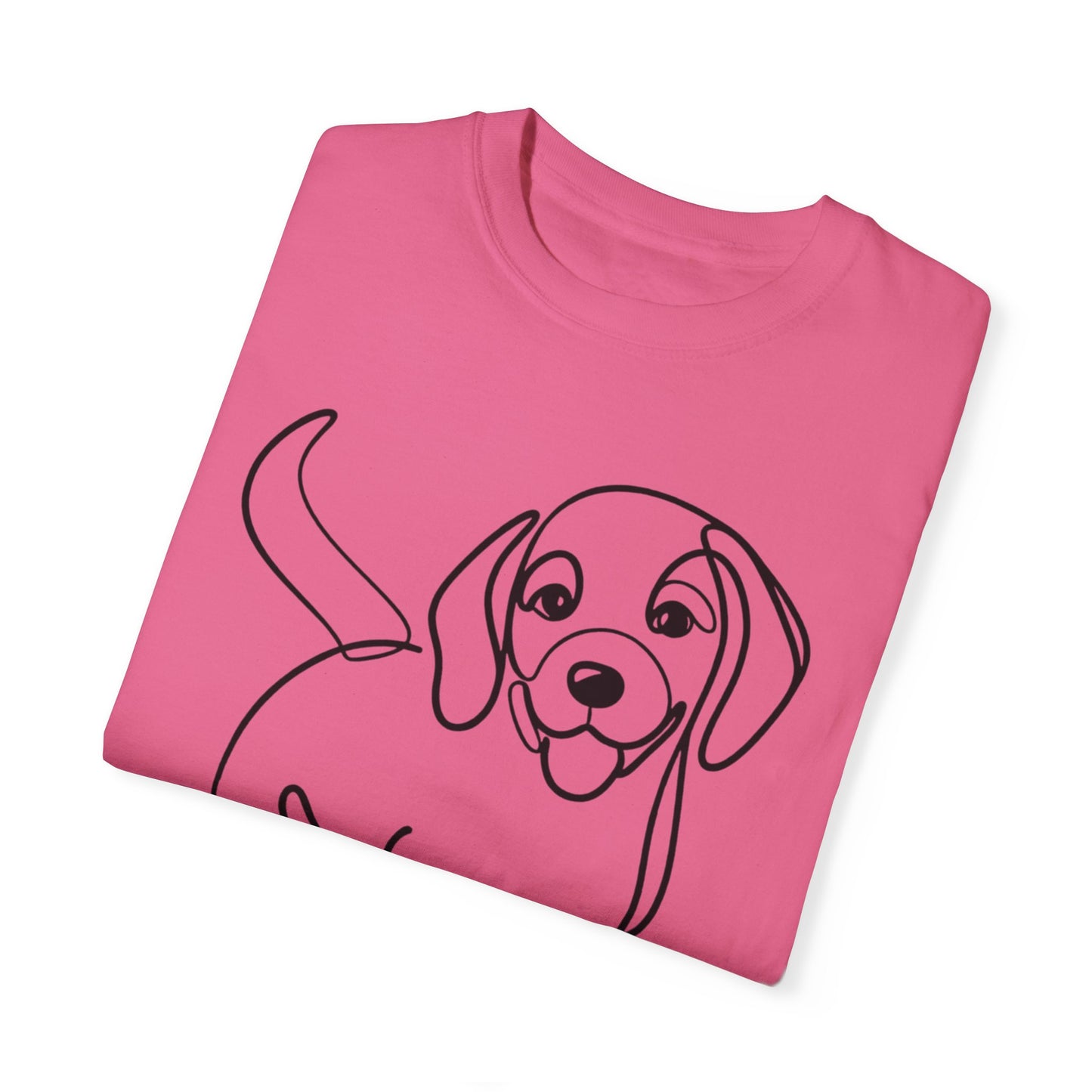 I๐ถ Nose First โ Minimalist Beagle Line Art Tee - Perfect for Dog Lovers