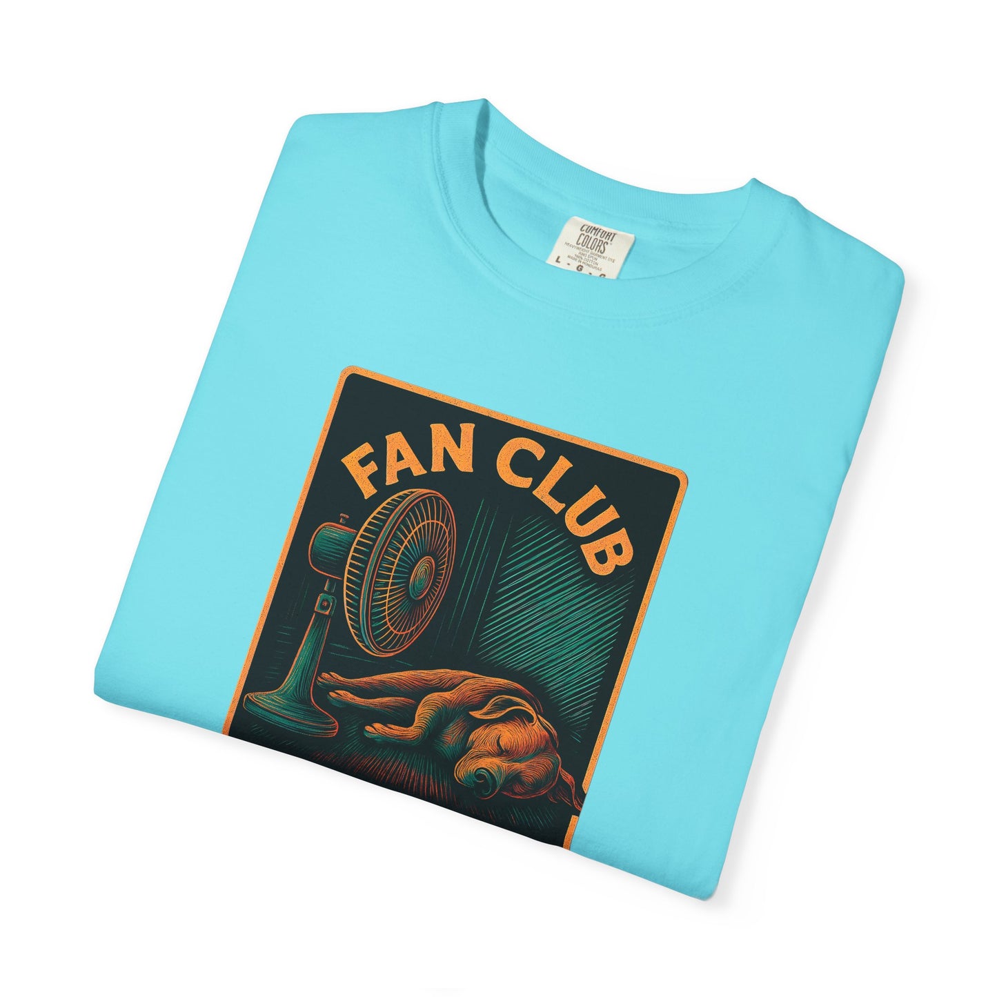 Fan Club President Unisex T-shirt, Garment-Dyed Tee, Unique Gift, Club Member Apparel, Casual Wear, Fan Merchandise