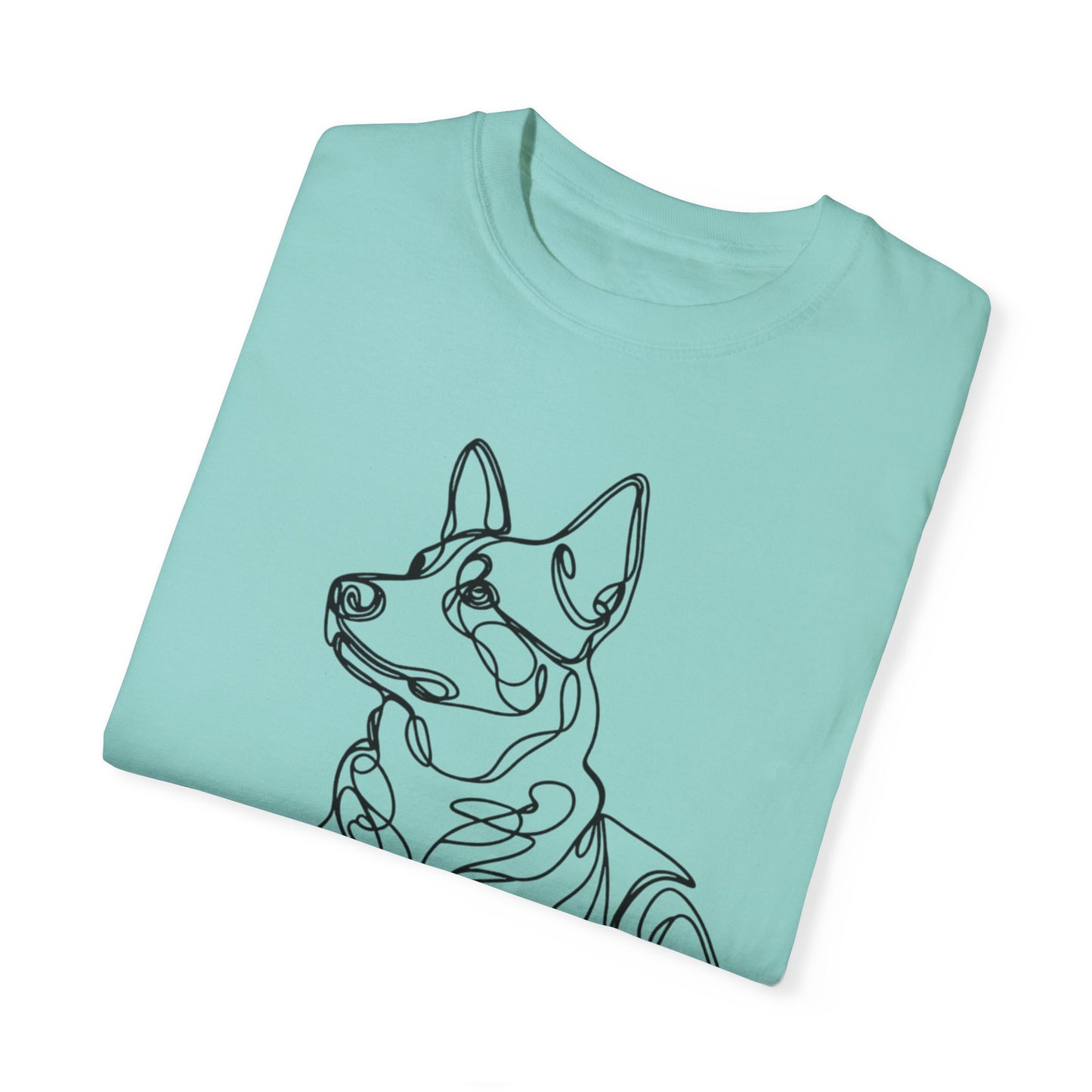 🖤 True Grit – Blue Heeler Line Art Tee - Perfect Gift for Dog Lovers
