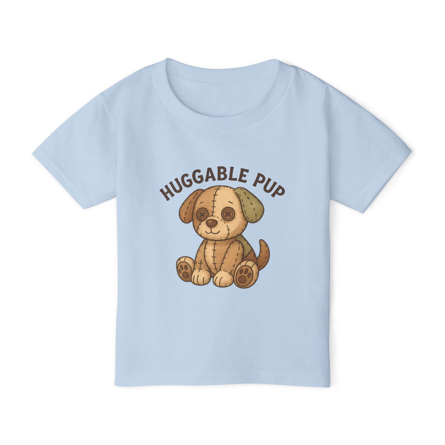 Cute Toddler T-shirt featuring Huggable Pup, Pet Lover Gift, Kids Apparel, Birthday Gift, Baby Shower Gift, Playtime Attire