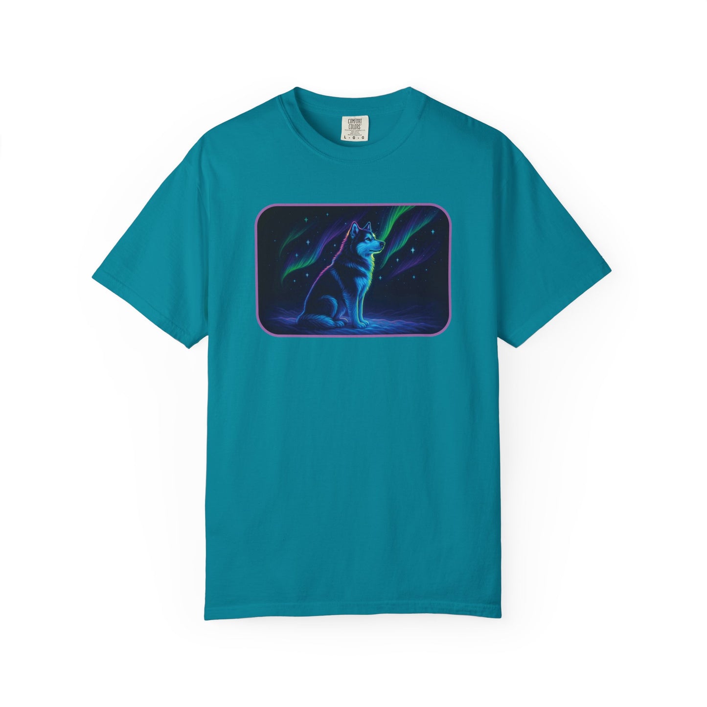 Alaskan Malamute Northern Lights T-shirt