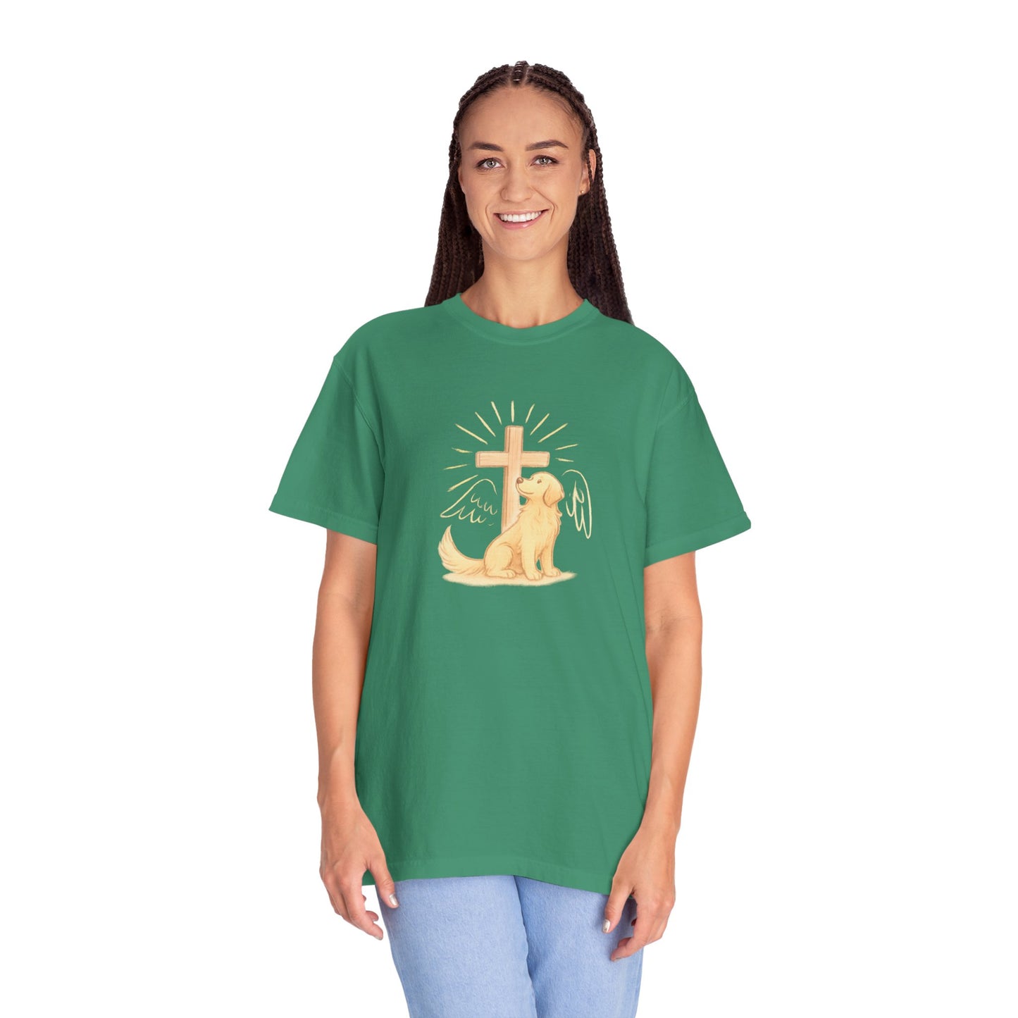 Dog-Inspired Faith T-Shirt, Unisex T-Shirt, Christian Apparel, Pet Lover Gift, Casual Wear, Memorial Shirt