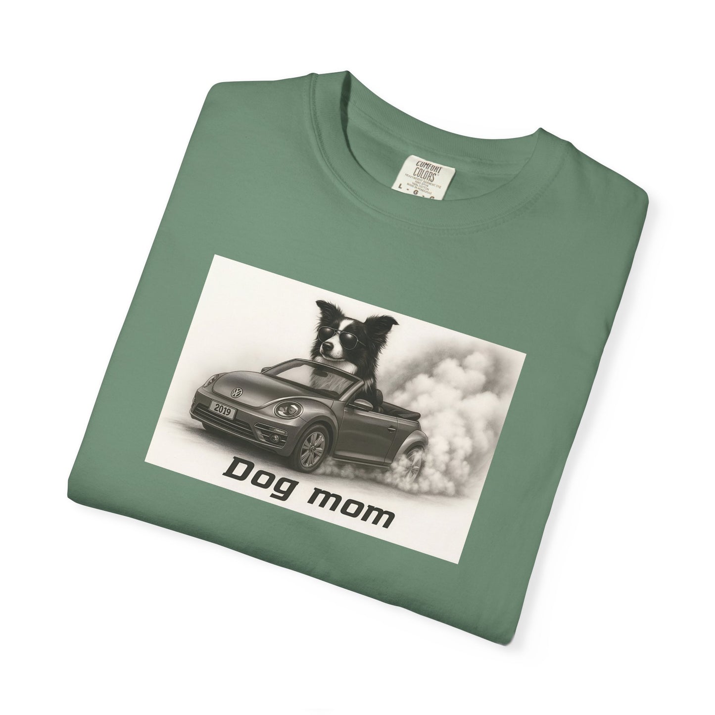 Dog Mom - Border Collie - “Cool Dogs in Cool Cars” T-Shirt Collection! 🐶🚗
