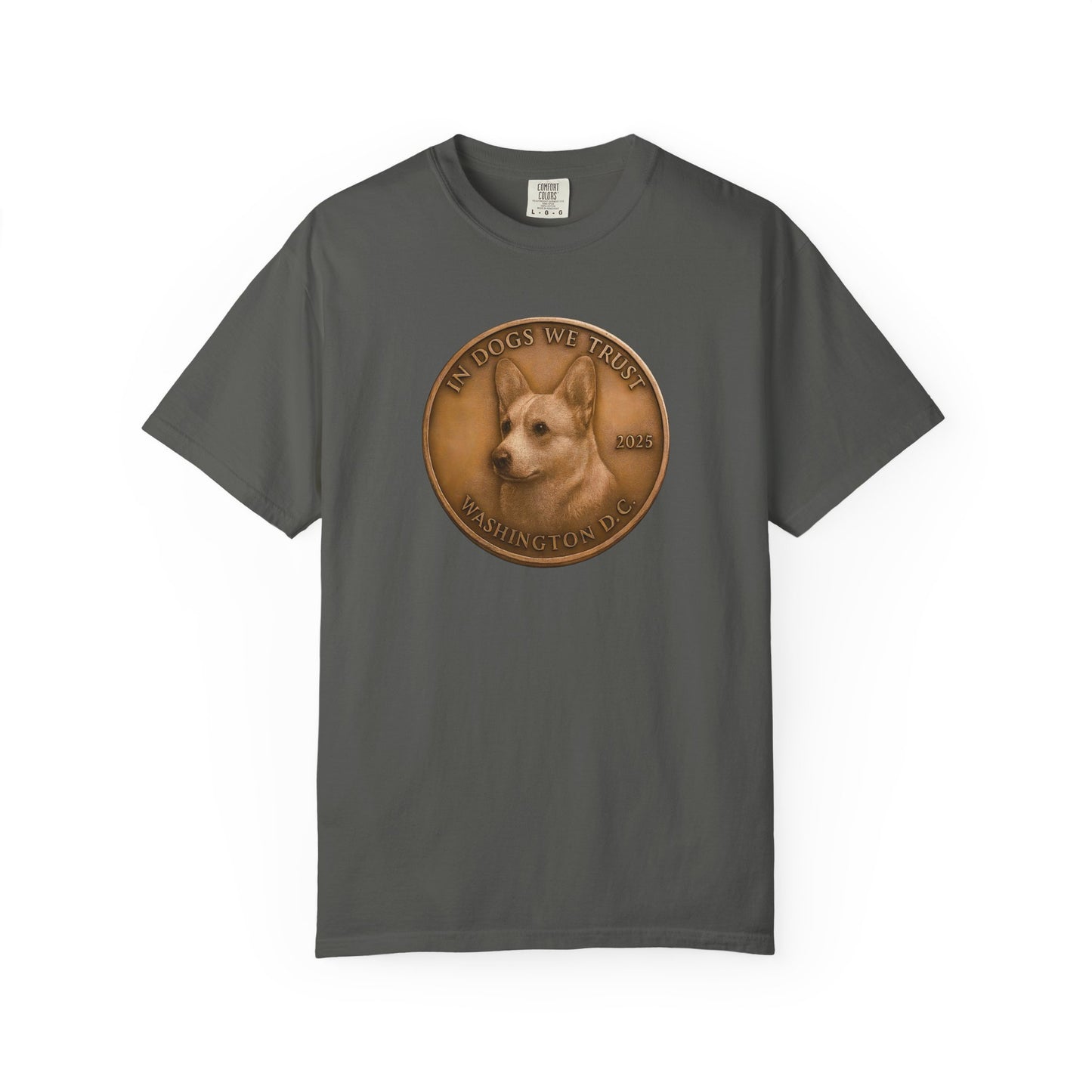 Washington DC State Coin T-Shirt Collection - Proud Dog Breed Illustrations