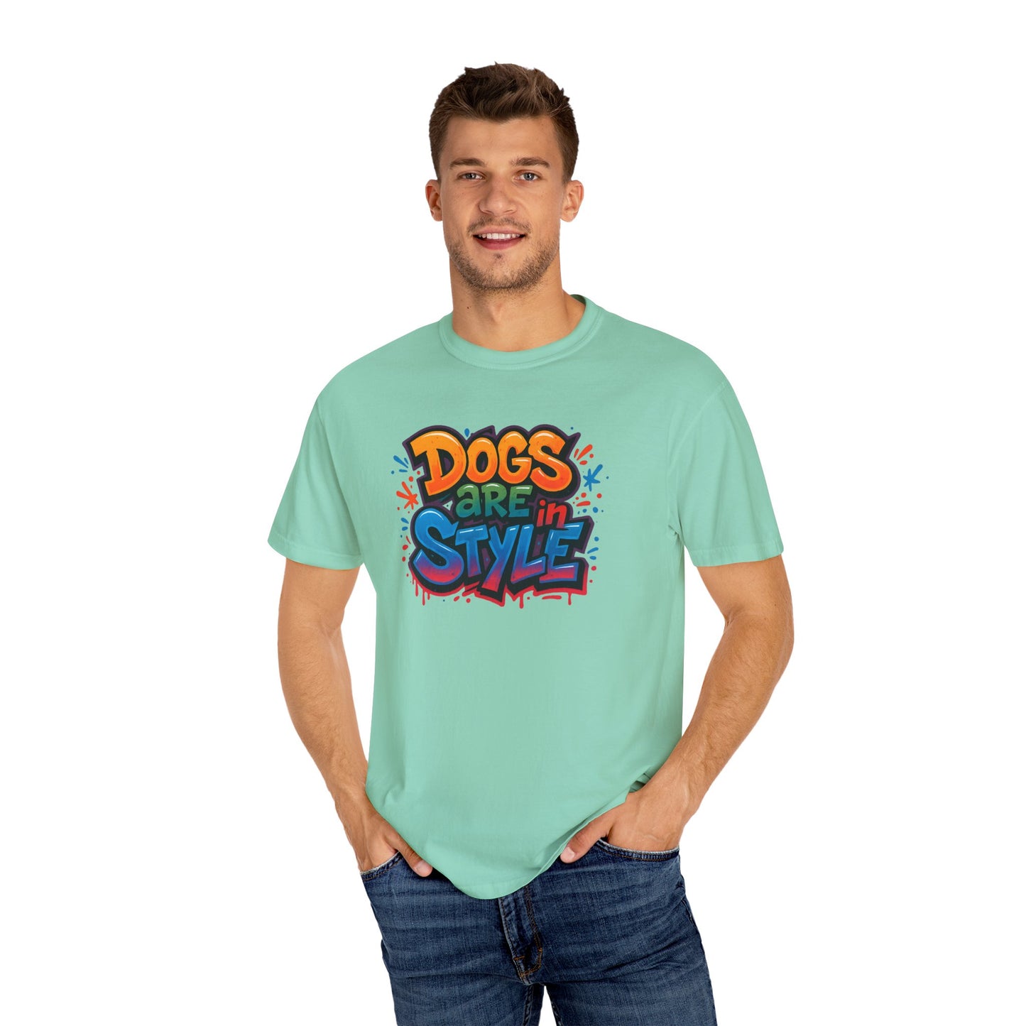 Stylish Dog Lovers T-Shirt - "Dogs are in STYLE"