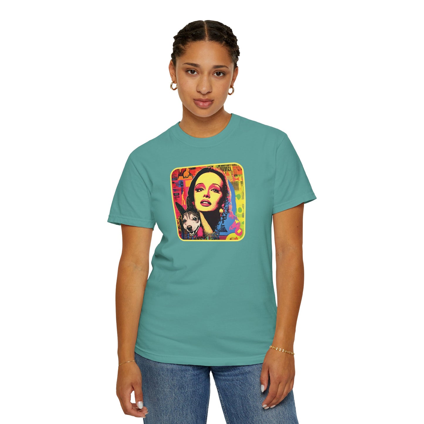 Pop Art Mom and Dog T-Shirt