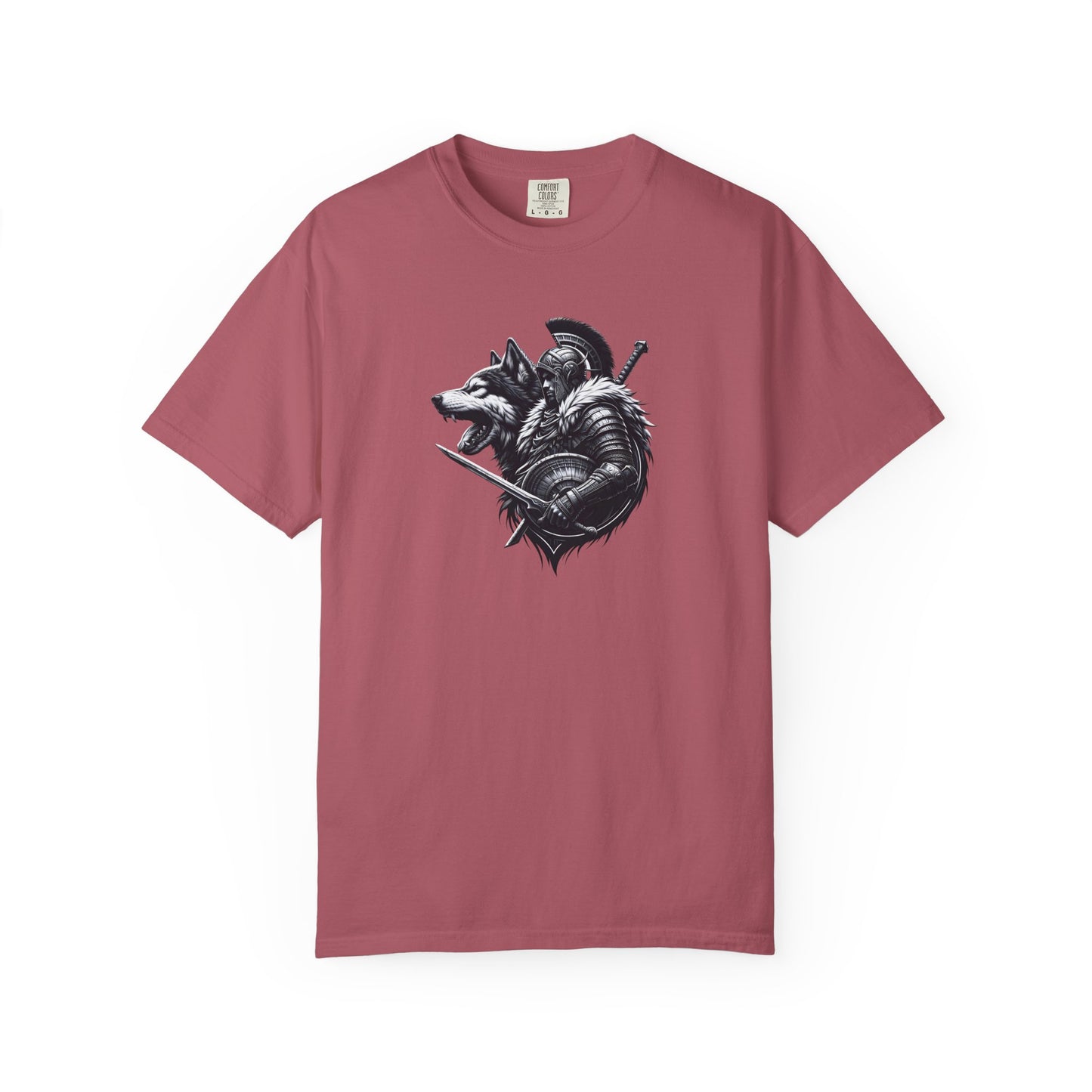 Wolf Warrior Unisex Garment-Dyed T-shirt - Perfect for Nature Lovers and Adventure Seekers