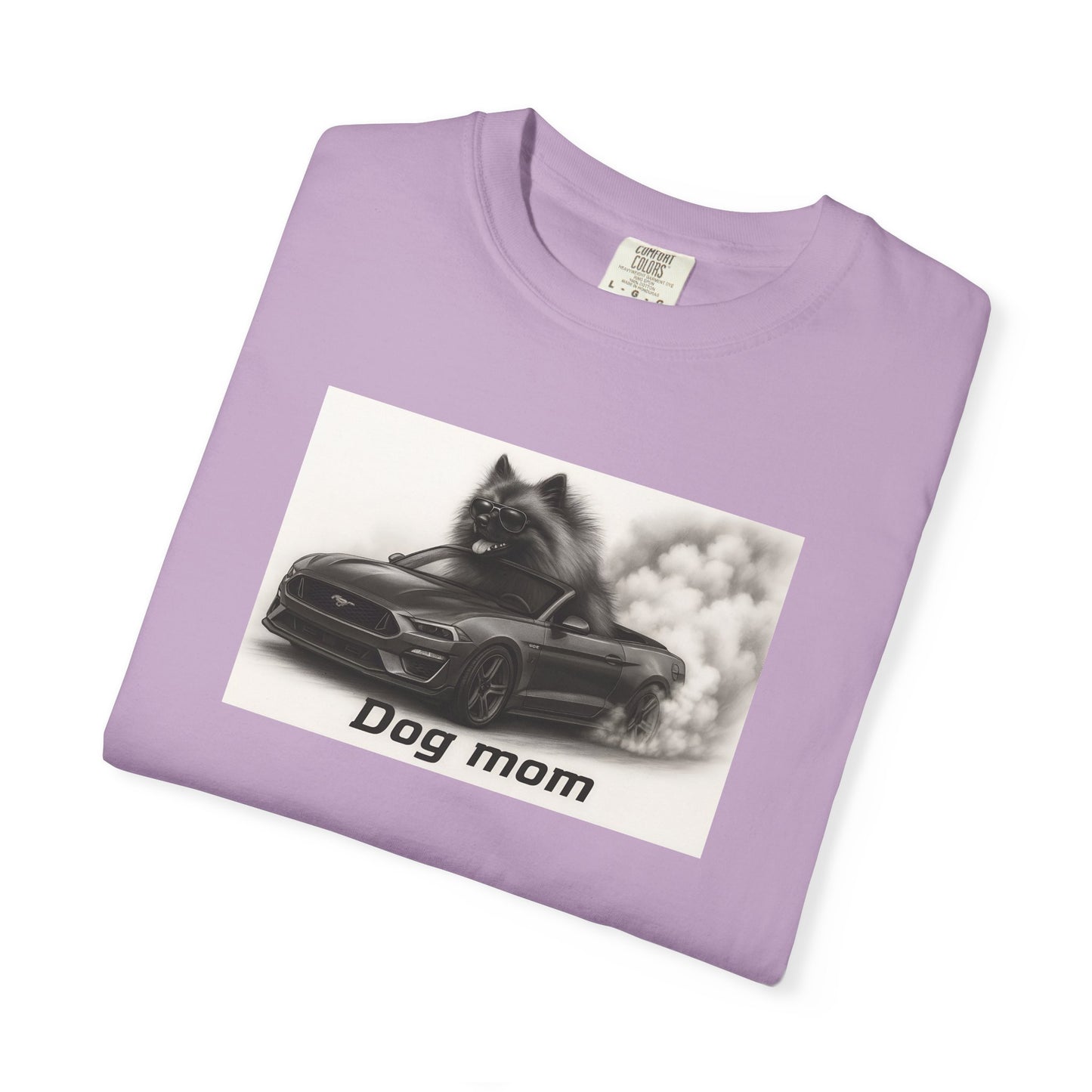 Dog Mom - Keeshond - “Cool Dogs in Cool Cars” T-Shirt Collection! 🐶🚗