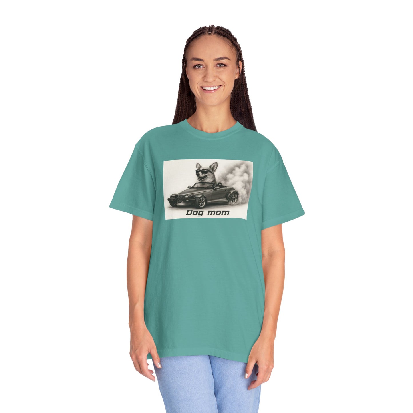 Dog Mom - Corgi - “Cool Dogs in Cool Cars” T-Shirt Collection! 🐶🚗