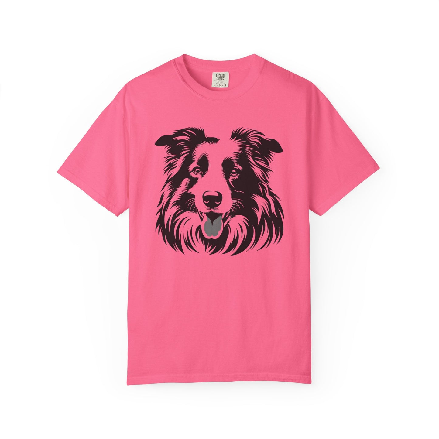 🖤 The Classic Collie – B/W Art Border Collie Tee - Perfect Gift for Dog Lovers