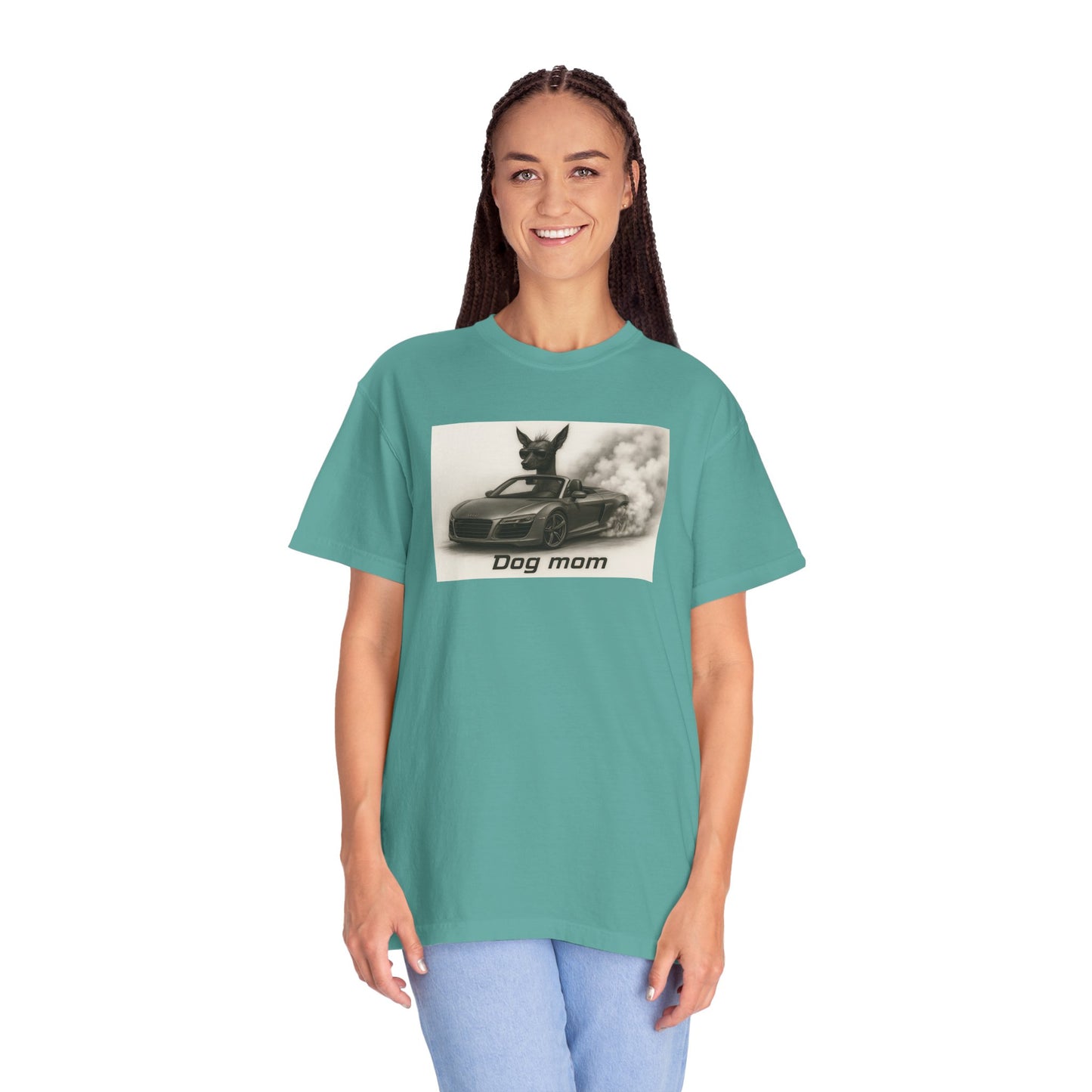 Dog Mom - Mexican Hairless - “Cool Dogs in Cool Cars” T-Shirt Collection! 🐶🚗