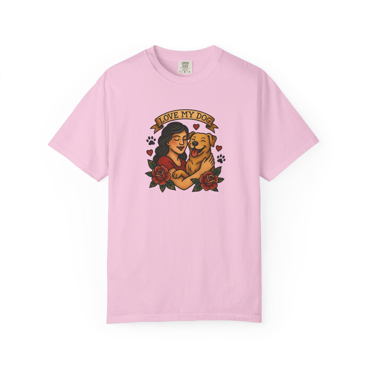 Love My Dog T-Shirt, Cute Dog Lover Tee, Pet Owner Gift, Adoption Awareness Shirt, Casual Everyday Wear