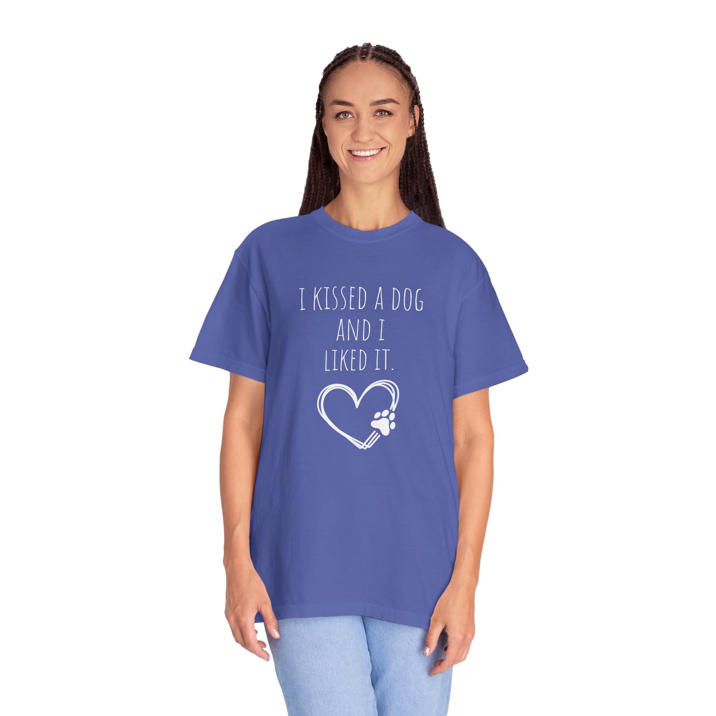 I Kissed a Dog Unisex T-Shirt - Cute Dog Lover Gift