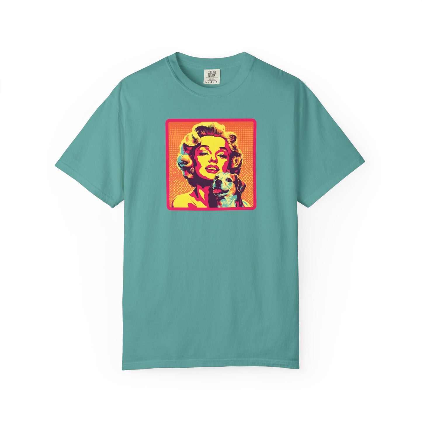 Vintage Dog Mom T-shirt - Unisex Garment-Dyed Tee for Dog Lovers