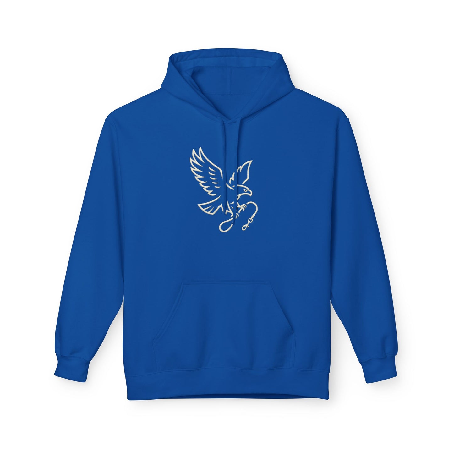Stylish Unisex Fleece Hoodie with Unique Bird Design, Cozy Pullover, Casual Wear, Gift for Nature Lovers, Perfect for Fall