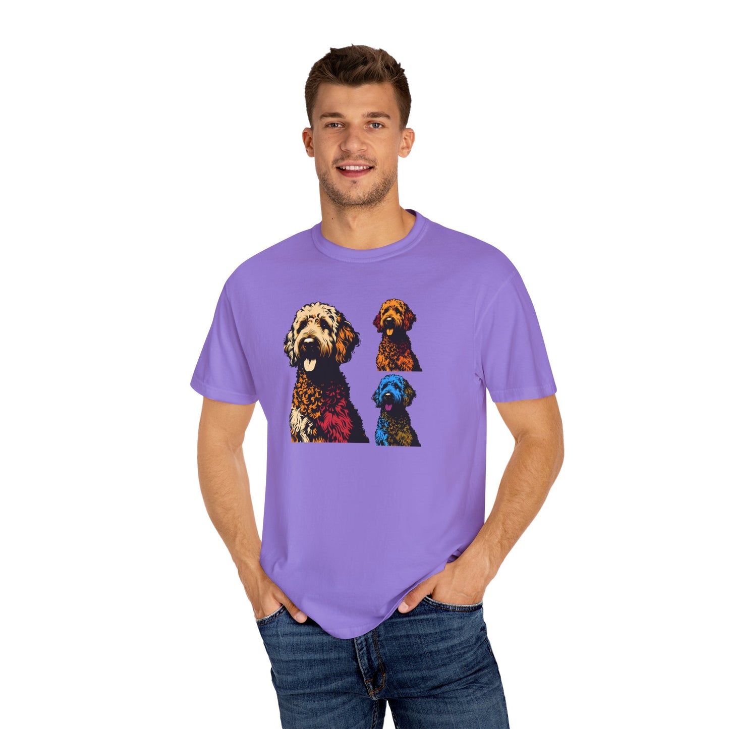 Labradoodle Love Tee – Color Splash Edition
