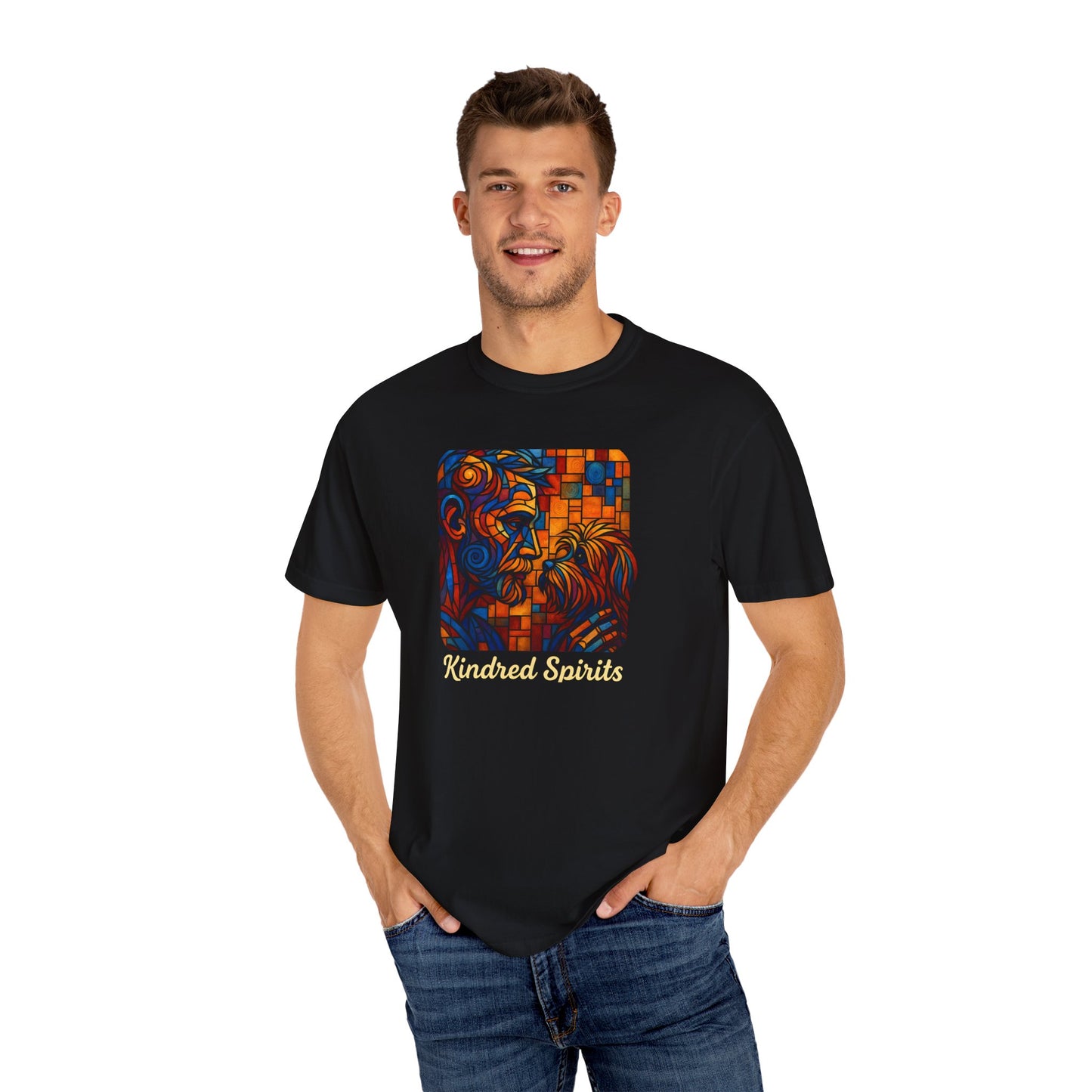 Colorful Kindred Spirits T-Shirt | Unisex Tee, Gift for Friends, Art-Inspired Apparel, Casual Wear, Unique Graphic T-Shirt