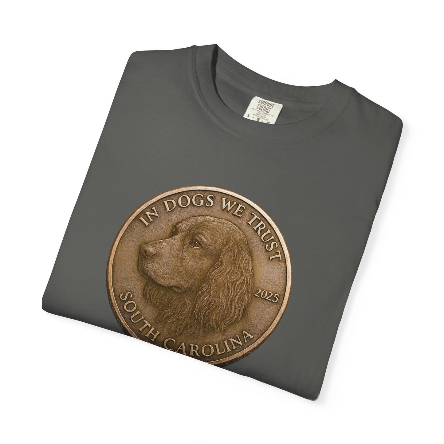 South Carolina State Coin T-Shirt Collection - Proud Dog Breed Illustrations