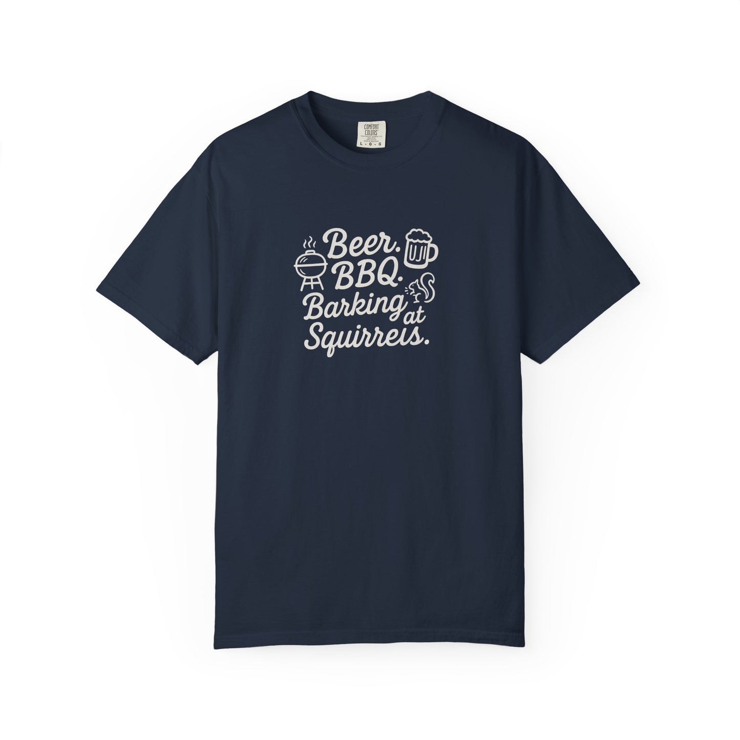 Beer BBQ and Barking Dog Dad T-Shirt