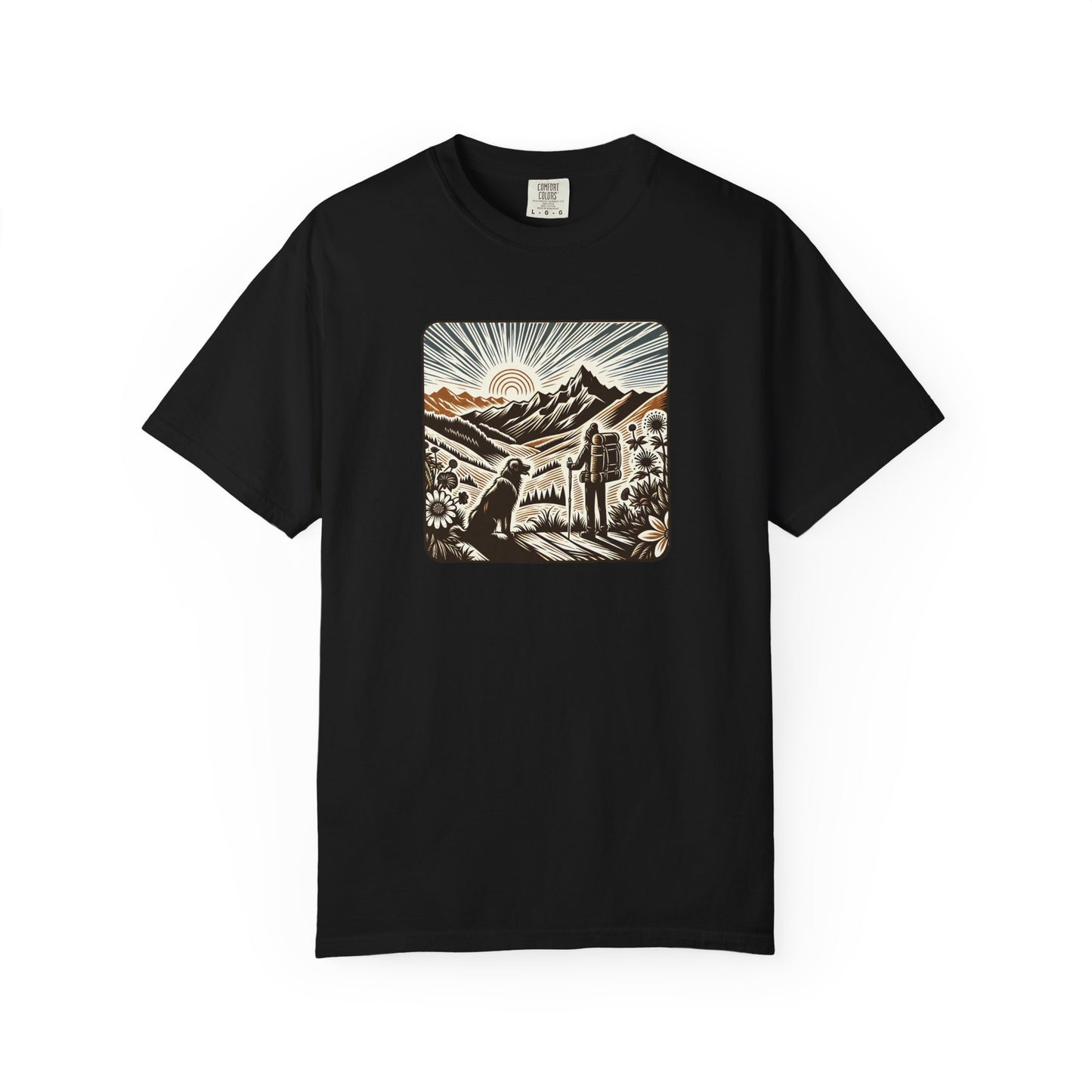 Adventure Awaits Unisex Garment-Dyed T-Shirt