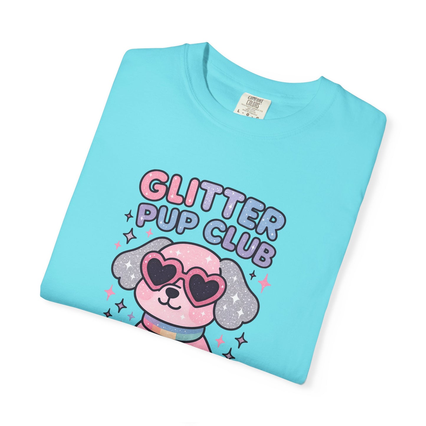 Glitter Pup Club Unisex T-Shirt, Cute Dog Tee, Pet Lovers Gift, Fun Casual Wear, Animal Lover Shirt, Summer Essentials