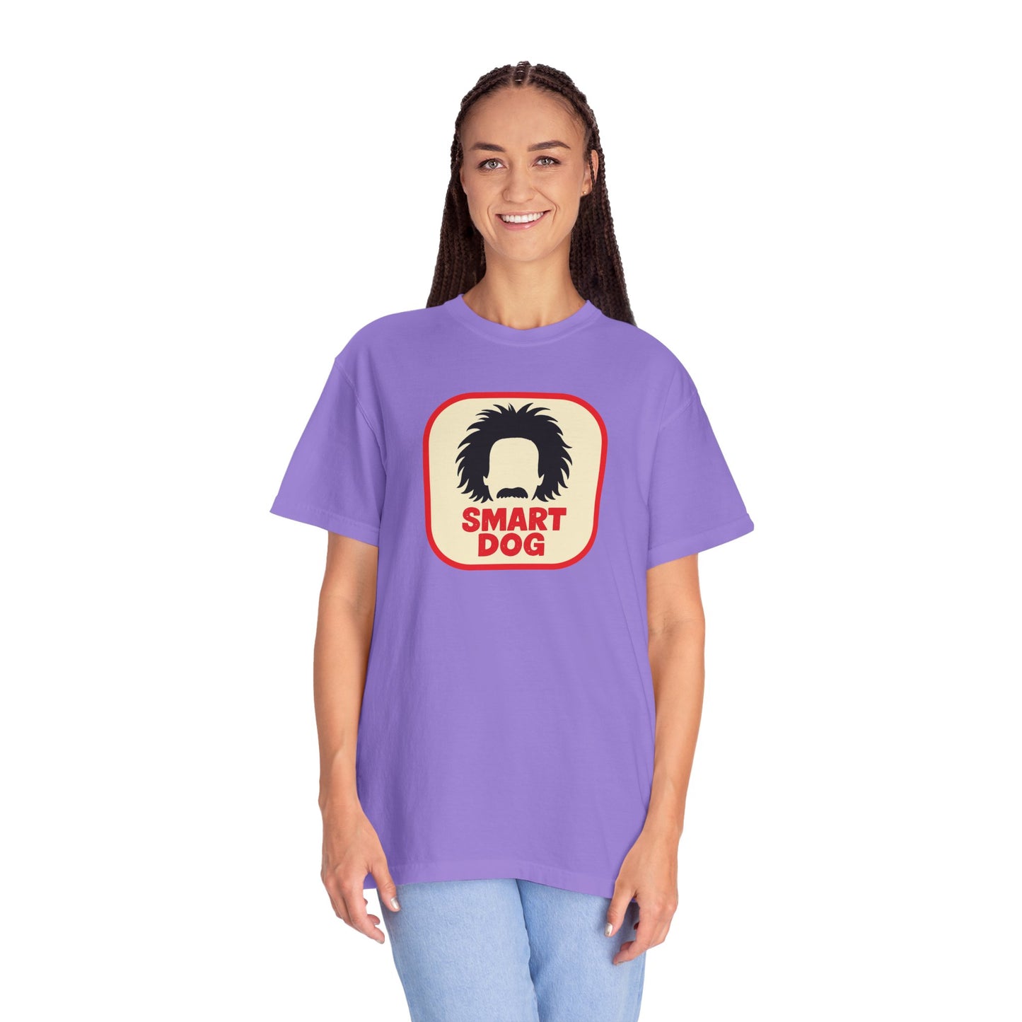 Dog Lover Graphic T-shirt - Smart Dog, Albert Einstein Design