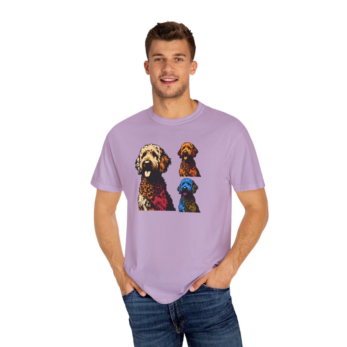 Labradoodle Love Tee – Color Splash Edition