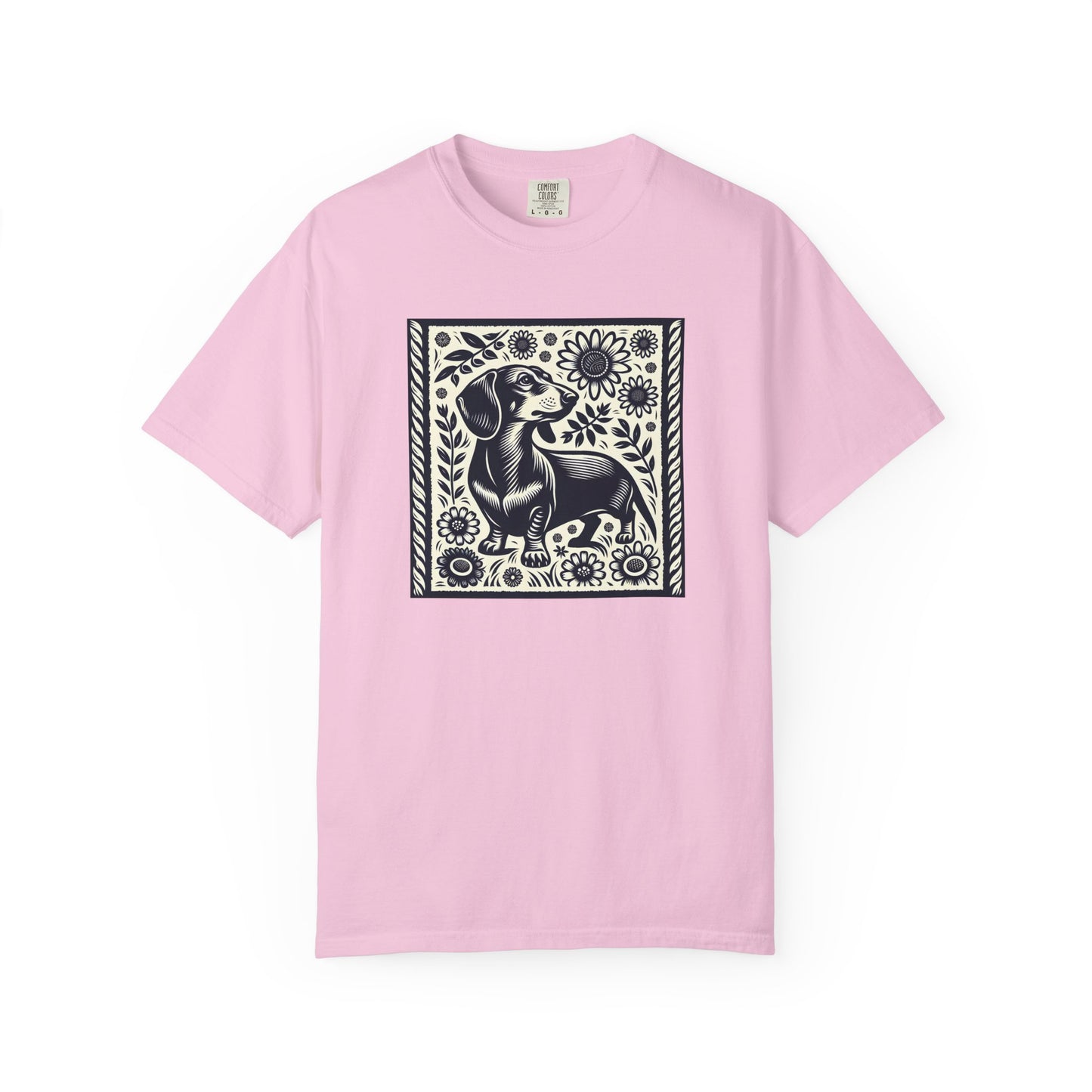 Dachshund Floral Unisex T-Shirt - Perfect for Dog Lovers
