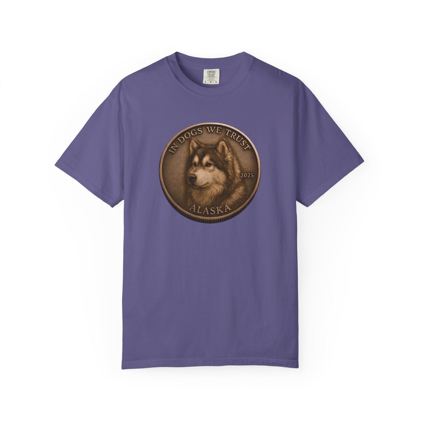 Alaska State Coin T-Shirt Collection - Proud Dog Breed Illustrations