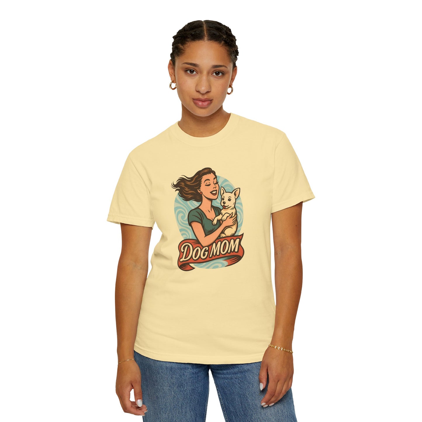 Dog Mom T-Shirt, Unisex Tee for Pet Lovers, Gift for Dog Owners, Casual Wear, Animal Lover Apparel