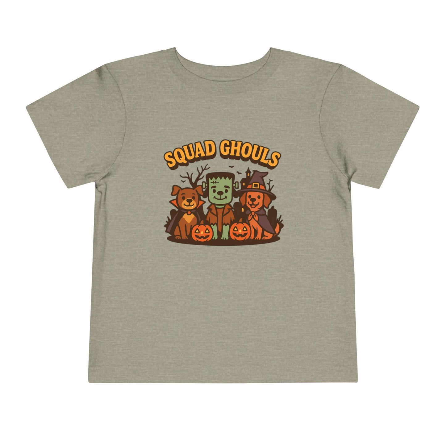 Halloween Squad Ghouls Toddler Tee, Cute Spooky Shirt for Kids, Halloween Costume Top, Trick or Treat Tee, Fall Celebration Outfit