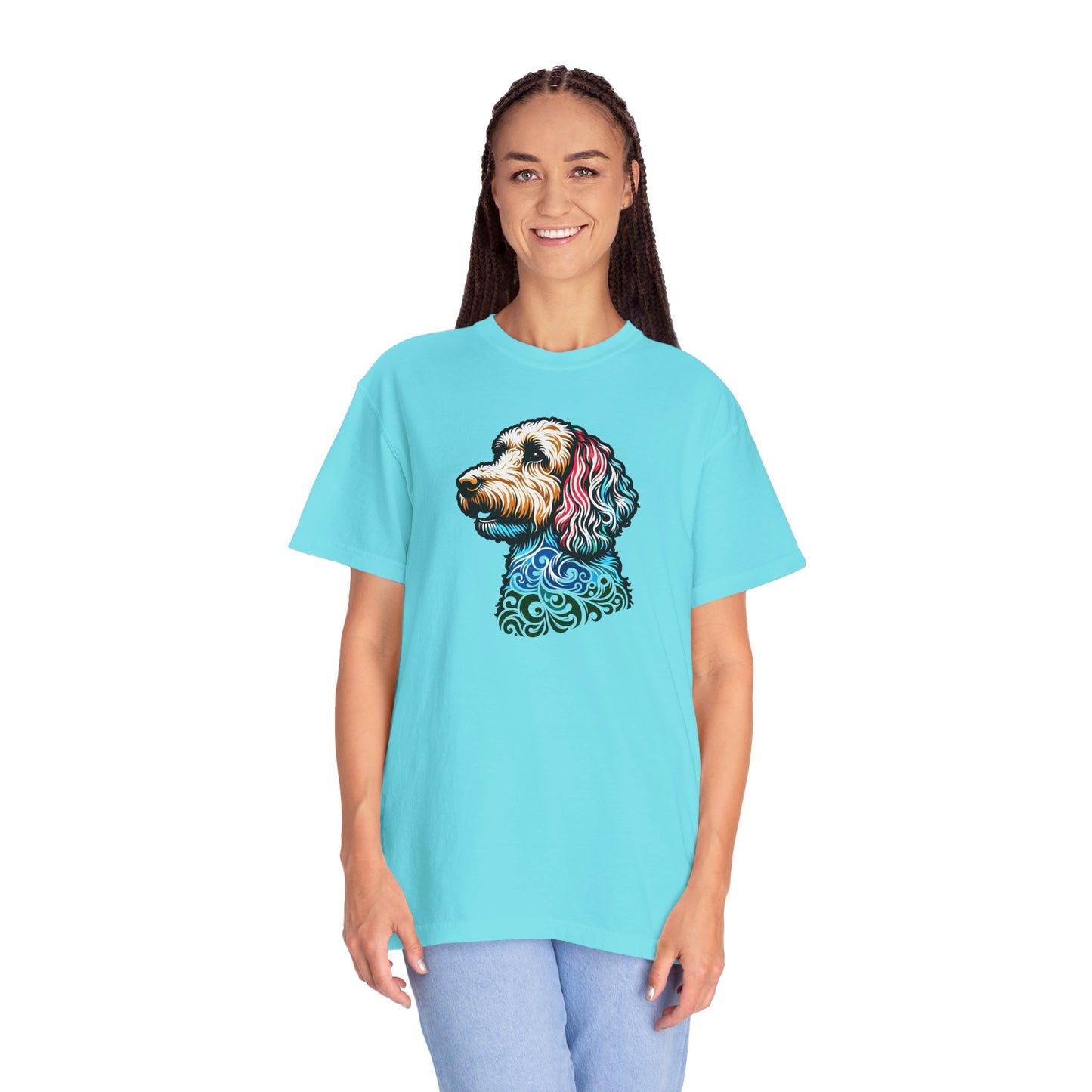 Labradoodle Love Tee – Color Splash Edition