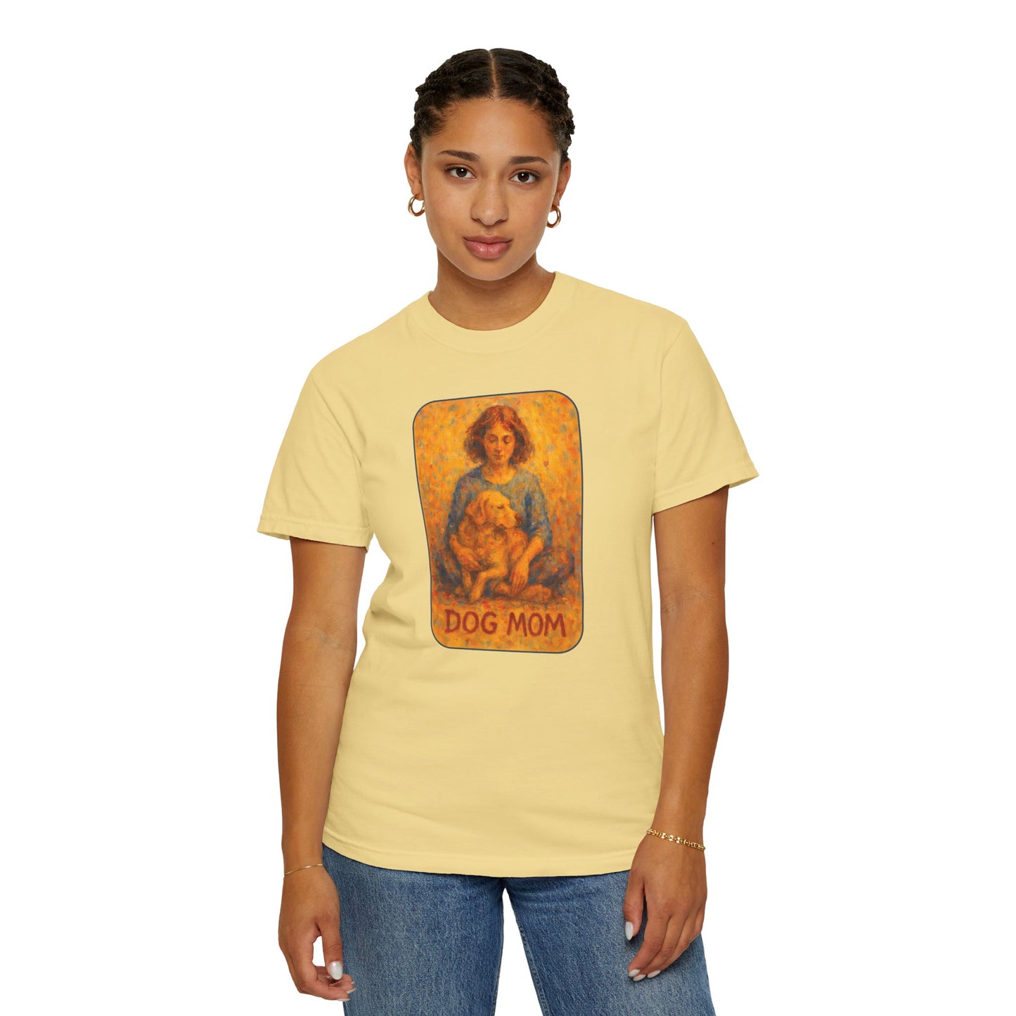 Dog Mom Vintage Style Unisex T-Shirt, Cute Dog Lover Gift, Pet Parent Tee, Casual Wear, Great for Birthdays, Dog Appreciation Day