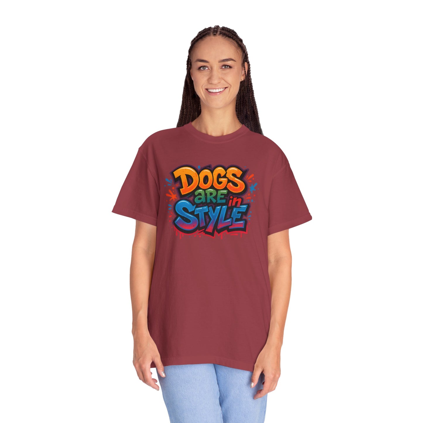 Stylish Dog Lovers T-Shirt - "Dogs are in STYLE"