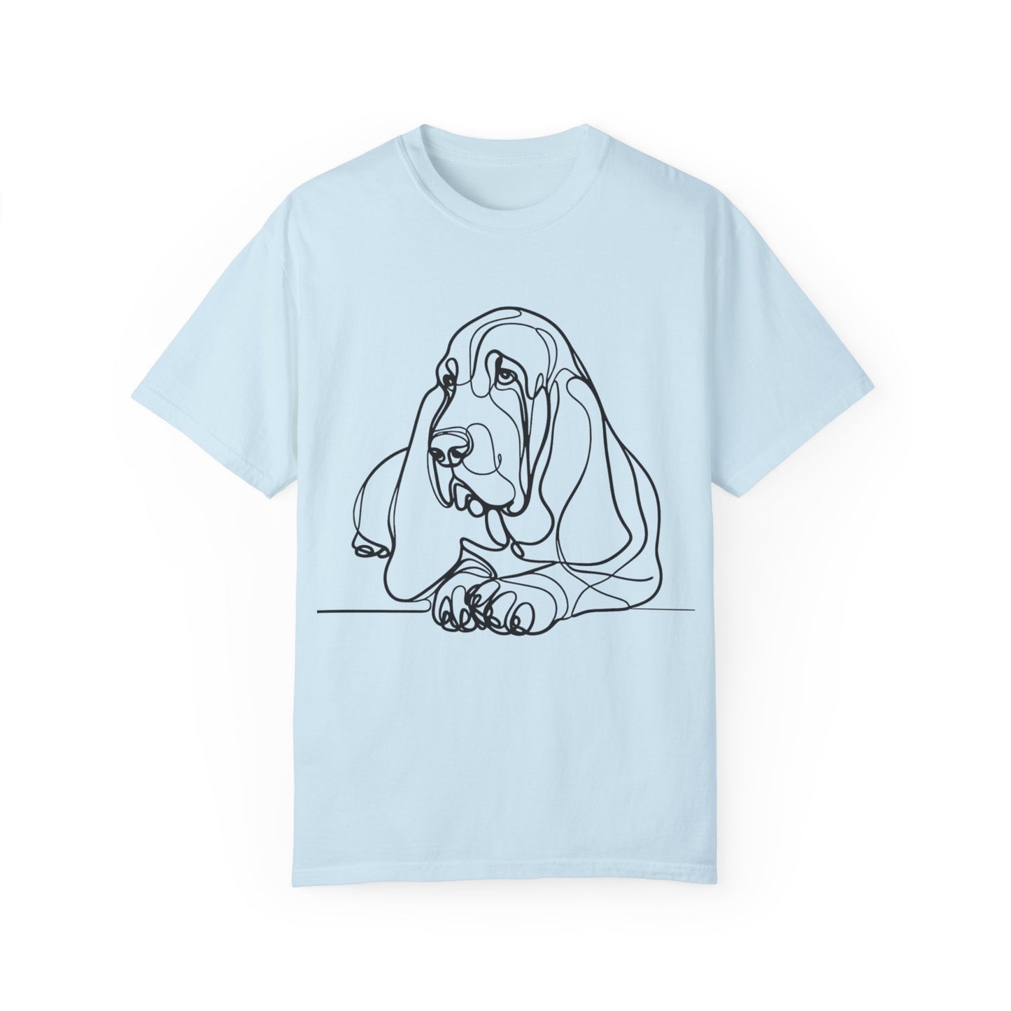 π Low & Loyal β Basset Hound Line Art Tee