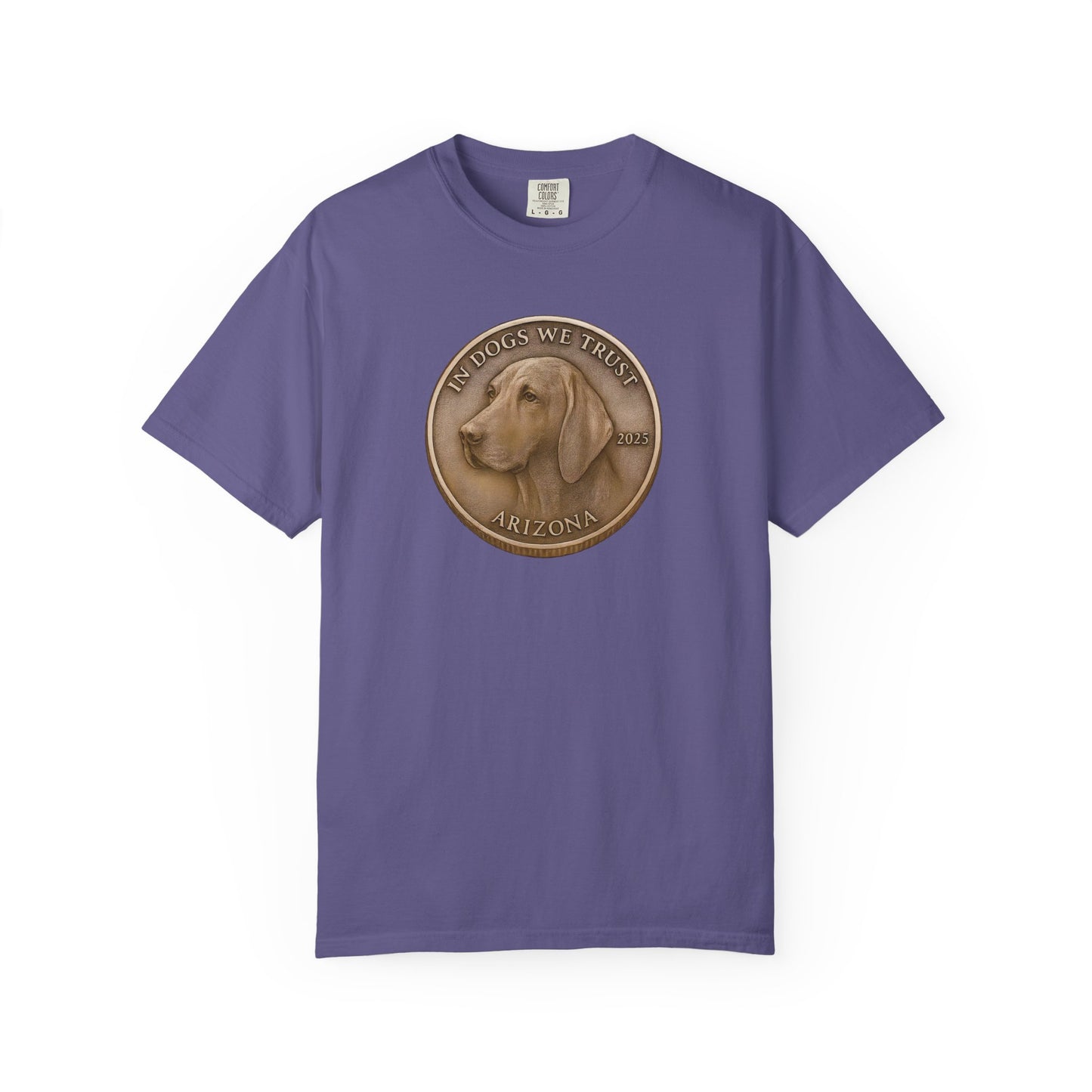 Arizona State Coin T-Shirt Collection - Proud Dog Breed Illustrations