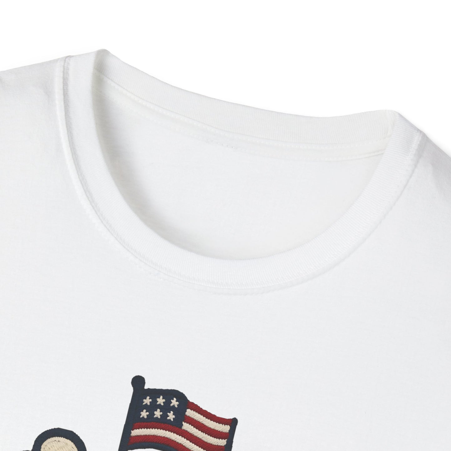 Patriotic Unisex T-Shirt with Flag Design, USA Pride Shirt, Everyday Wear, 4th of July Gift, Casual Style, American Flag Tee