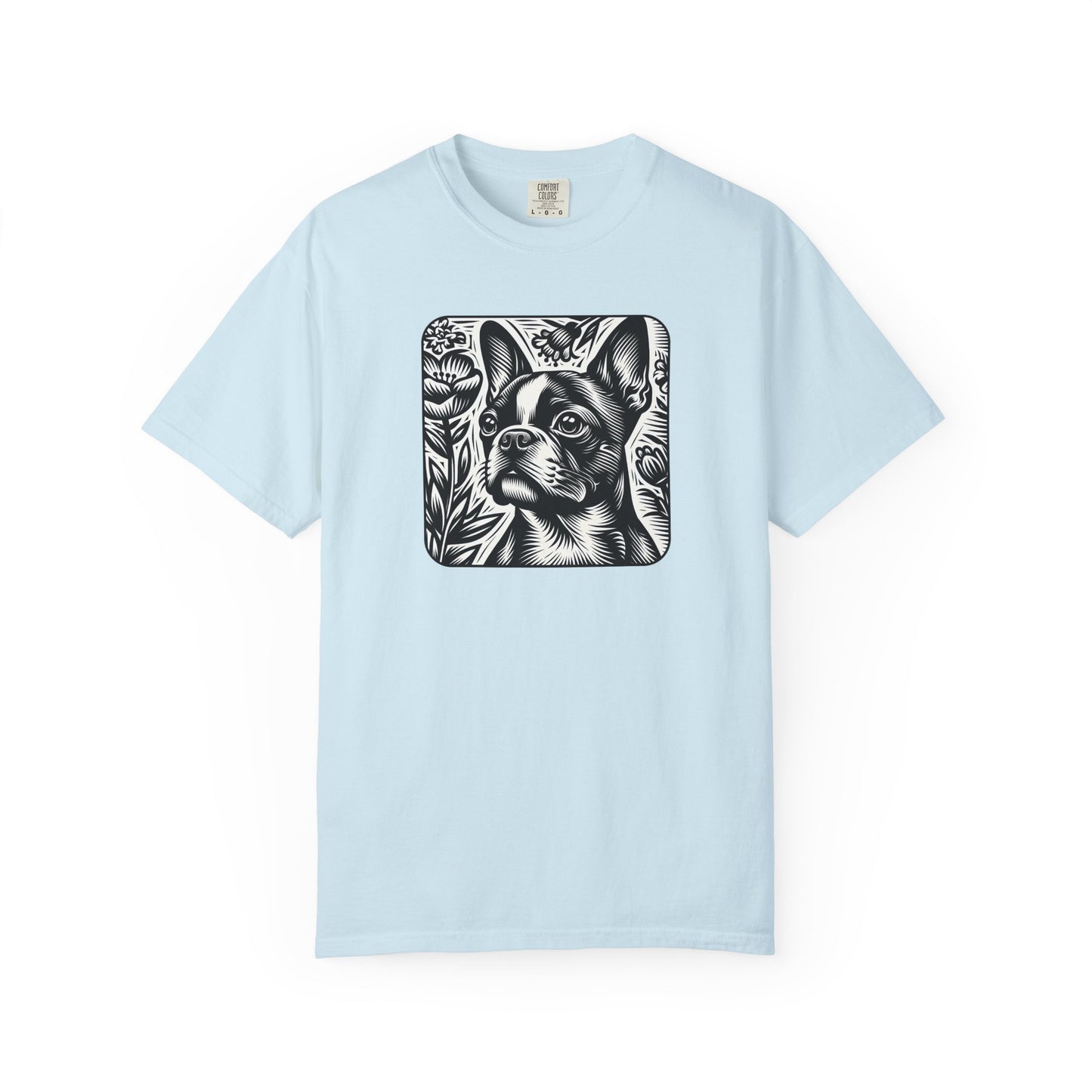 Vintage French Bulldog T-Shirt - Unisex Garment-Dyed Tee