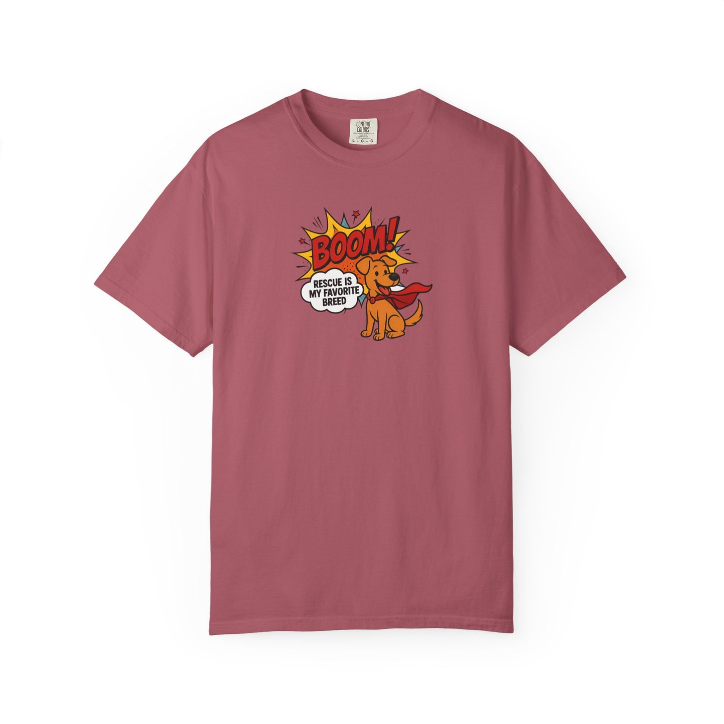 Superhero Dog Rescue T-Shirt | Fun Graphic Tee, Gift for Dog Lovers, Casual Wear, Pet Lover Shirt, Birthday Present, Animal Apparel