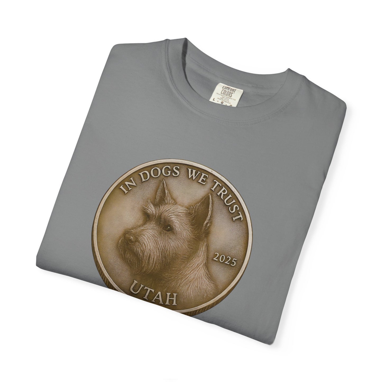 Utah State Coin T-Shirt Collection - Proud Dog Breed Illustrations