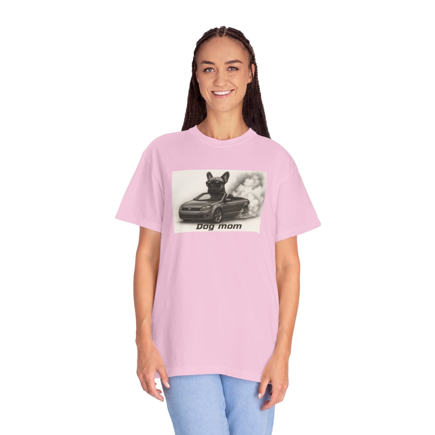 Dog Mom - French Bulldog - “Cool Dogs in Cool Cars” T-Shirt Collection! 🐶🚗