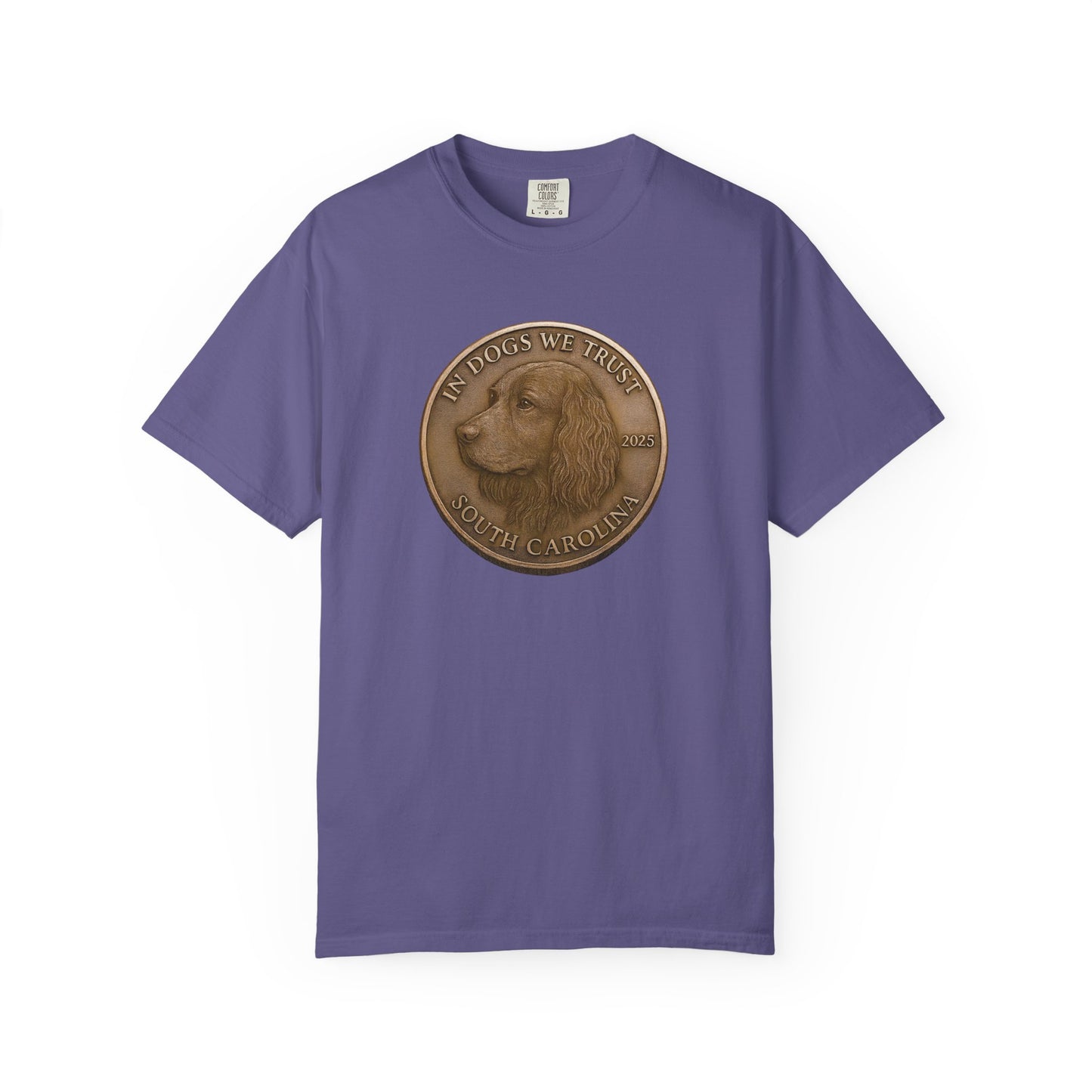 South Carolina State Coin T-Shirt Collection - Proud Dog Breed Illustrations