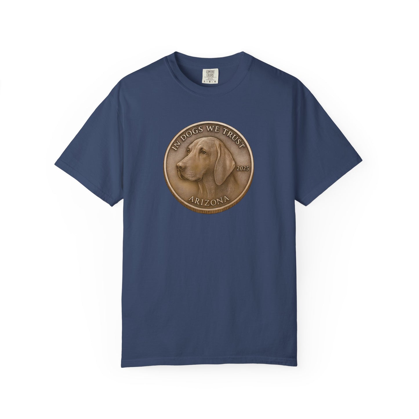 Arizona State Coin T-Shirt Collection - Proud Dog Breed Illustrations