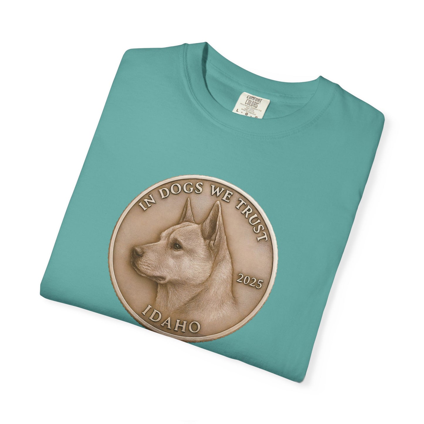 Idaho State Coin T-Shirt Collection - Proud Dog Breed Illustrations