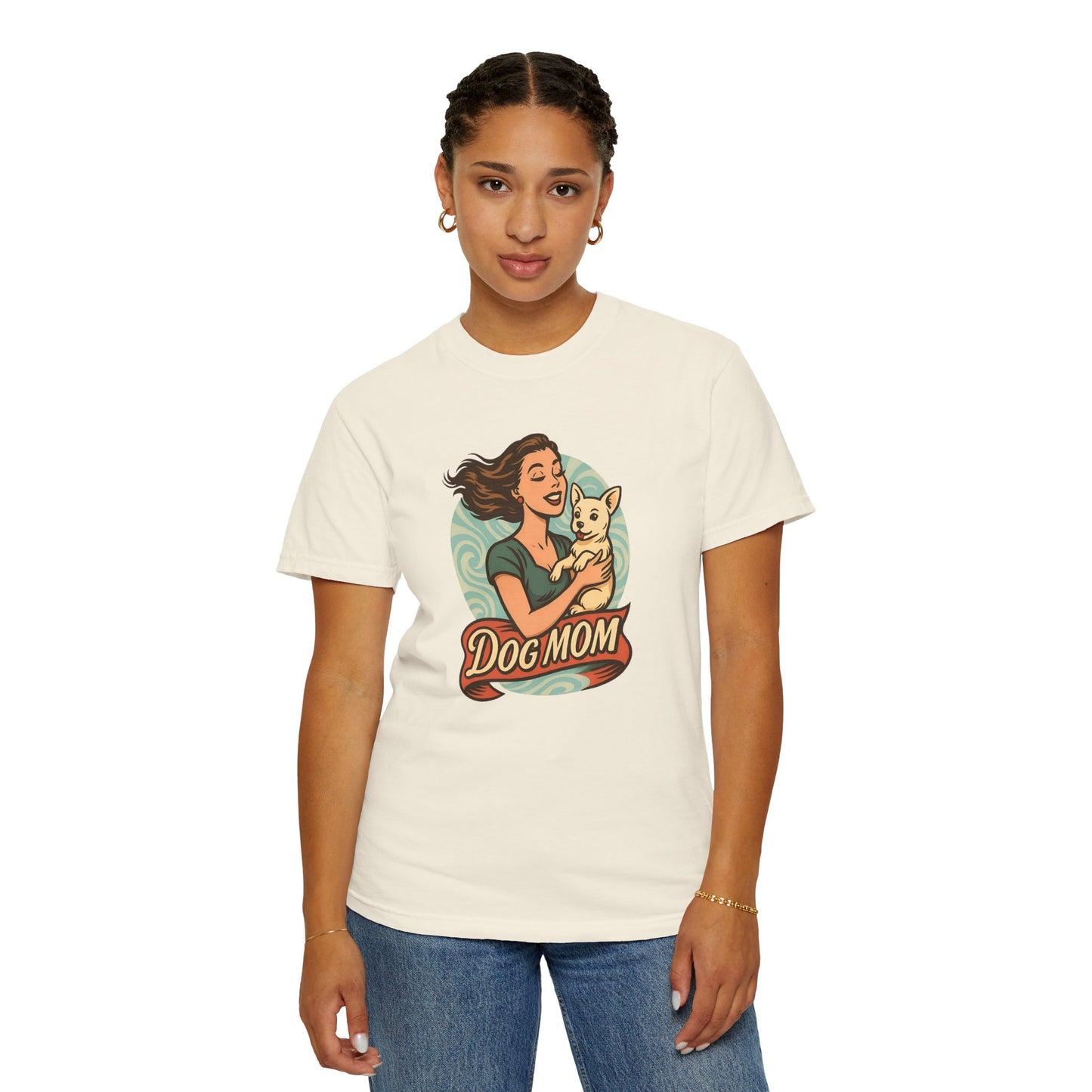Dog Mom T-Shirt, Unisex Tee for Pet Lovers, Gift for Dog Owners, Casual Wear, Animal Lover Apparel