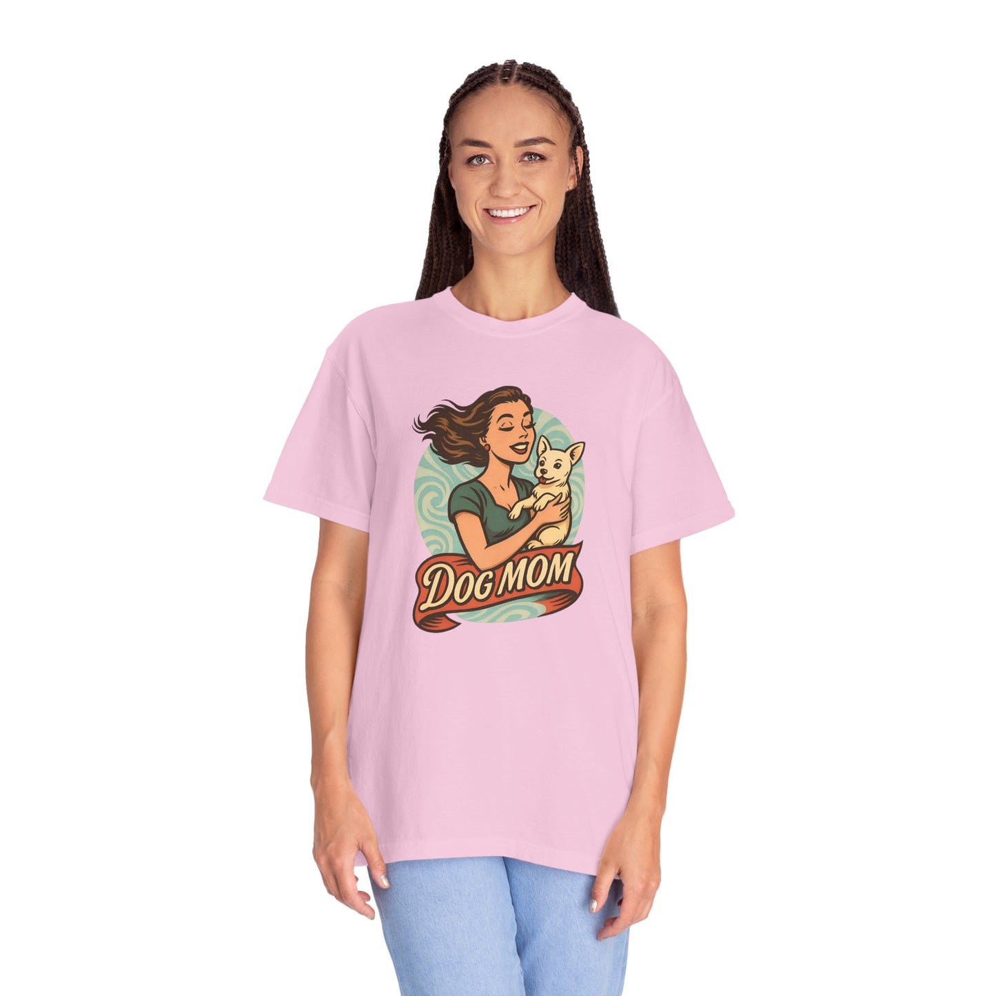 Dog Mom T-Shirt, Unisex Tee for Pet Lovers, Gift for Dog Owners, Casual Wear, Animal Lover Apparel