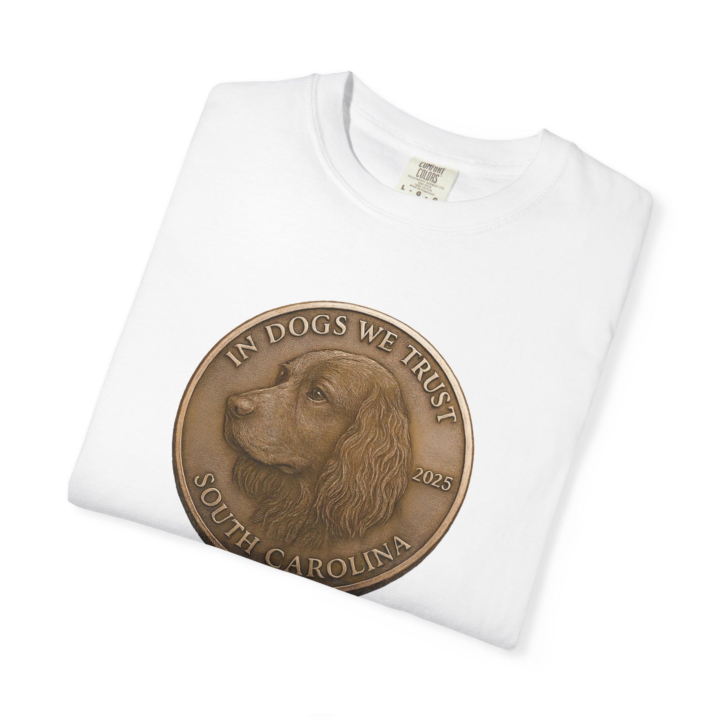 South Carolina State Coin T-Shirt Collection - Proud Dog Breed Illustrations