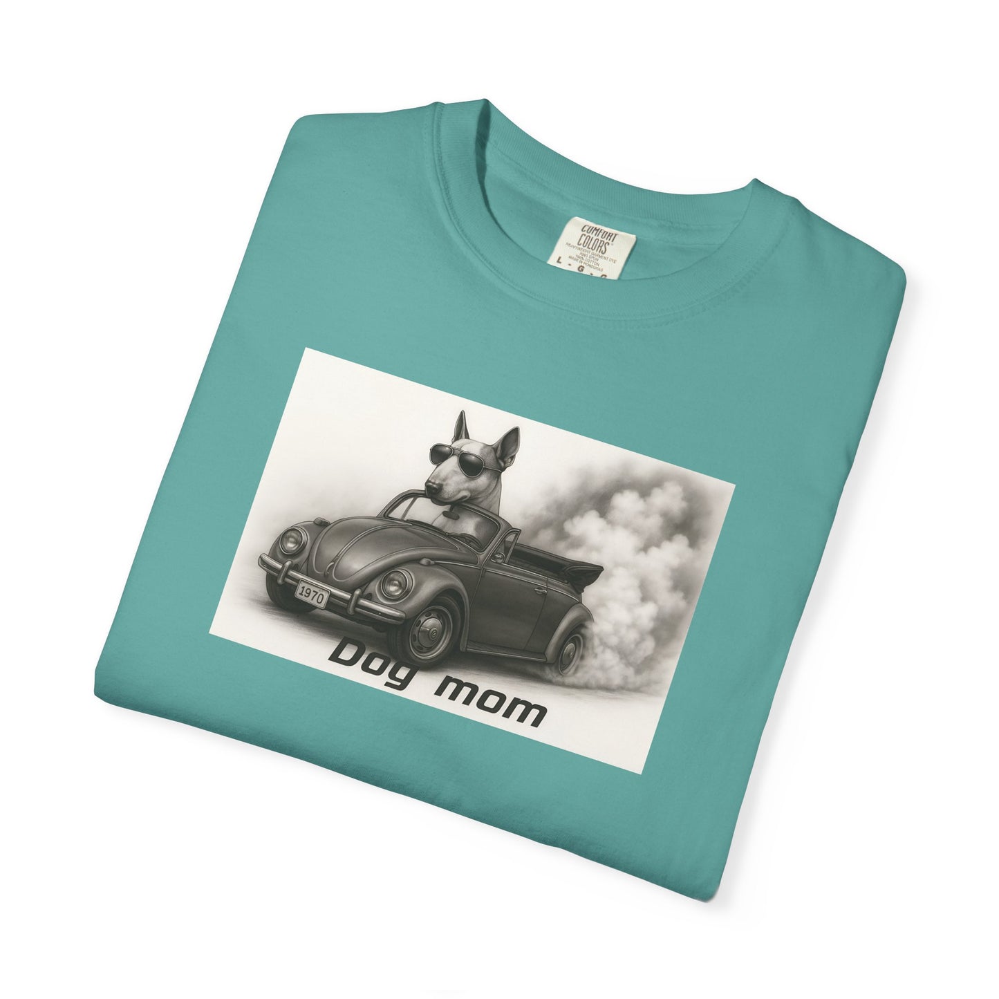 Dog Mom - Bull Terrier - “Cool Dogs in Cool Cars” T-Shirt Collection! 🐶🚗