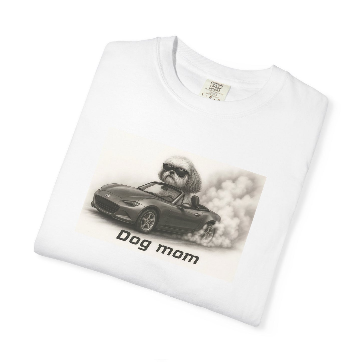 Dog Mom - Shih Tzu - “Cool Dogs in Cool Cars” T-Shirt Collection! 🐶🚗