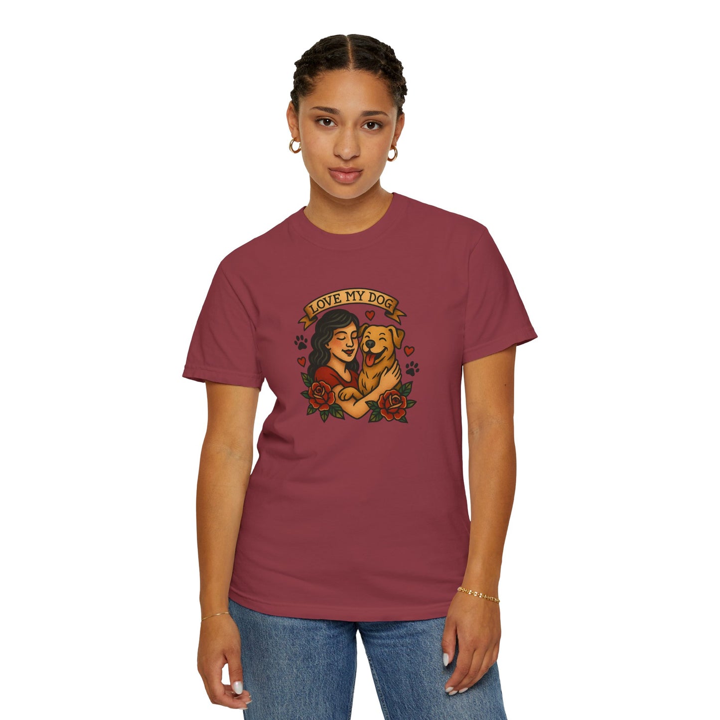 Love My Dog T-Shirt, Cute Dog Lover Tee, Pet Owner Gift, Adoption Awareness Shirt, Casual Everyday Wear
